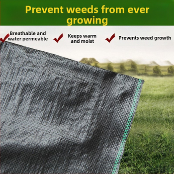 Πλέγμα προστασίας ζιζανίων για κηπουρική – Υδροδιαπερατή βάση εδάφους για οπωρώνες και δέντρα φρούτων, διαπνοή κάλυψης γρασιδιού, αντιγήρανση, σετ τριών τμημάτων