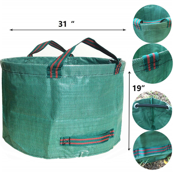 PE audinio sodo maišas atliekų rinkimui, sodinimui ir lapų valymui, sodo naudojimui, įprastas storis