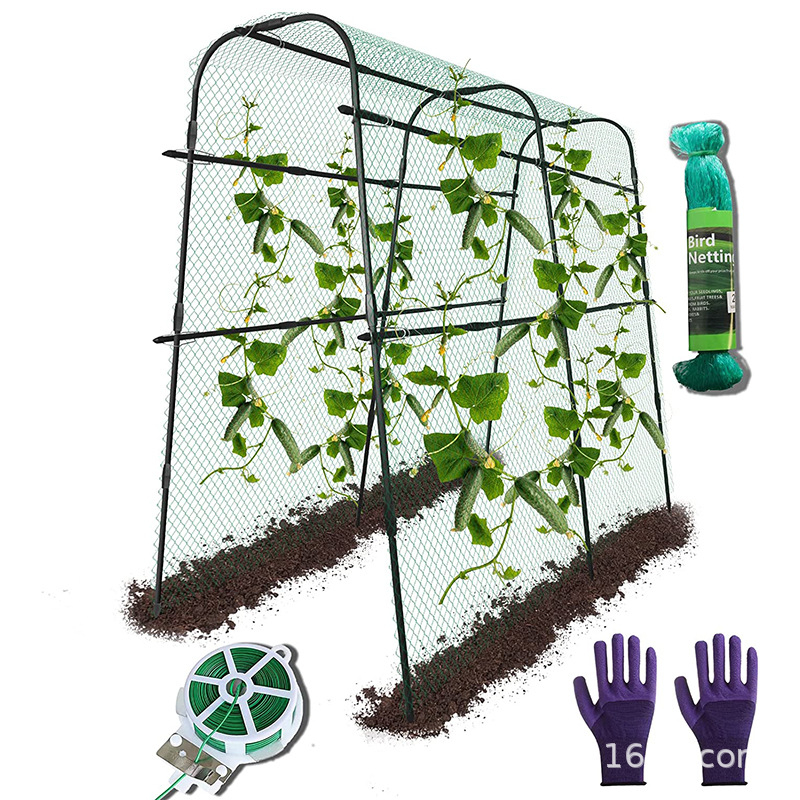 A-Frame išorinė grotelė vijokliniams augalams, PE plastiko danga, augalų laikiklis