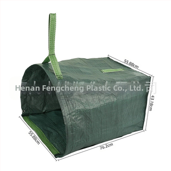 Sodo atliekų maišas lapų surinkimui (patobulinta versija) – PP plėvelė