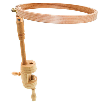 Stalo siuvimo rėmas iš medžio, 280° reguliuojamas, kryželių siuvinėjimo rinkinys