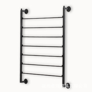 Επιτοίχιο μεταλλικό ράφι επίδειξης σατινέ, επτά στρώσεις, για κορδέλες και περιτυλίγματα; Πολυ-λειτουργικό, εγκατάσταση με βίδες; κατάλληλο για αποθήκευση κορδελών, περιτυλίγματος και μεταξωτών φουλαριών.