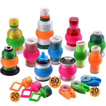 Silikoninis ritės laikiklis siuvinėjimui – fiksuoja siūlą ant bobinos ir užkerta kilpos slydimą