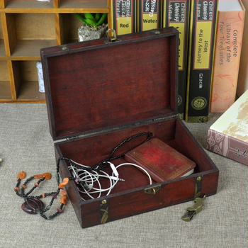 Γραφείο αποθήκευσης κουτί αντίκες – ξύλινο κλειδωτό κουτί με καπάκι; κοντραπλακέ κατασκευή; κατάλληλο για χαρτικά και μικροαντικείμενα; μοντέλο 174190141