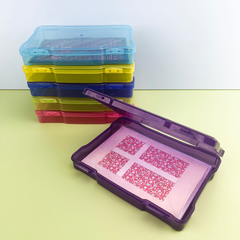 Kutija za pohranu fotografija i kartica s pregradama, PP plastika, kapacitet 2L, model 29514