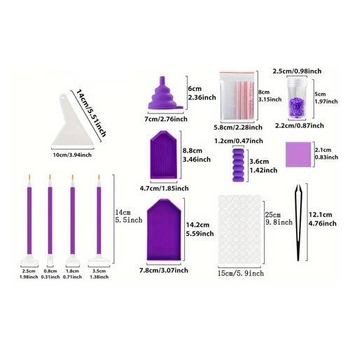 Τσάντα αποθήκευσης εργαλειών διαμαντικής ζωγραφικής, 60 θήκες, EVA κυβόσχημη θήκη, πολλαπλών χρήσεων φορητός οργανωτής