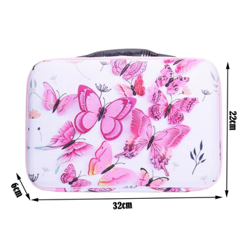 Τσάντα αποθήκευσης εργαλειών διαμαντικής ζωγραφικής, 60 θήκες, EVA κυβόσχημη θήκη, πολλαπλών χρήσεων φορητός οργανωτής