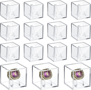 Διαφανές ακρυλικό κουτί προβολής με καπάκι, πτυσσόμενο και προστασία από τη σκόνη, 35 λίτρα