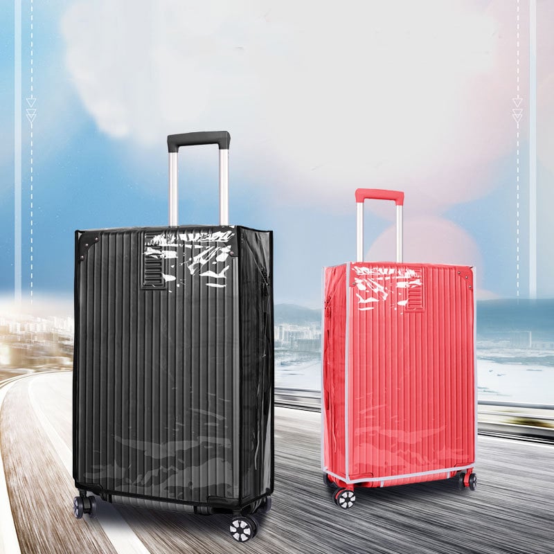 PVC átlátszó bőröndvédő huzat – kopásálló, 36–55 L kapacitás, World Traveler