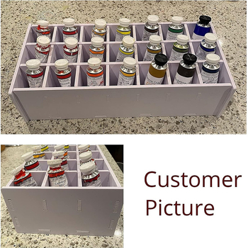 Κουτί αποθήκευσης μπογιών για γραφείο, PVC πλαστικό, 2 L χωρητικότητα, πτυσσόμενο με διαμερίσματα, οργάνωση τηλεχειρισμών, γραφικής ύλης και κινητών