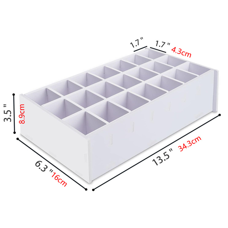 Boxă de depozitare a vopselei pentru birou, din PVC, 2 L capacitate, pliabilă, compartimentată, pentru organizarea telecomenziilor, rechizitelor și telefoanelor mobile