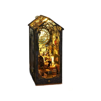 Дървен 3D модел за сглобяване на книжна подставка — детективска тема, произход Guangzhou, марка Great House / Gite House