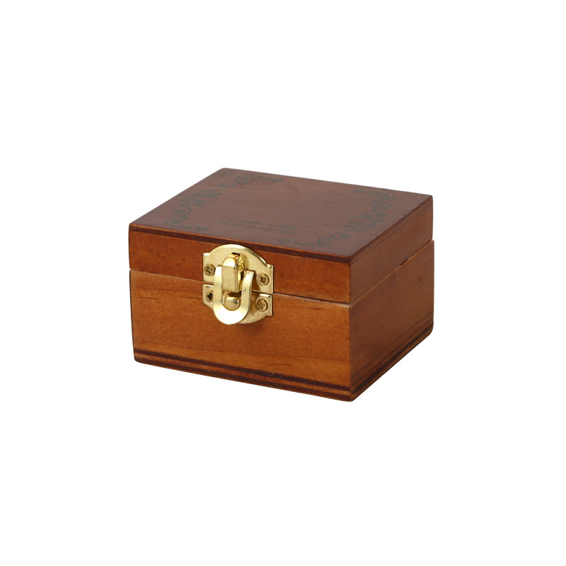 Casă de păpuși 1:12 în cutie dreptunghiulară din lemn — scenă miniaturală, Haochang, pandante din lemn