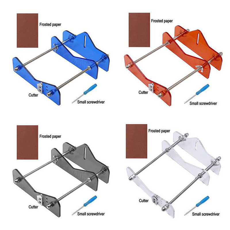 Резач за бутилки от стъкло за вино — преносим ролков стъклен нож, автоматично рязане, DIY домашна употреба
