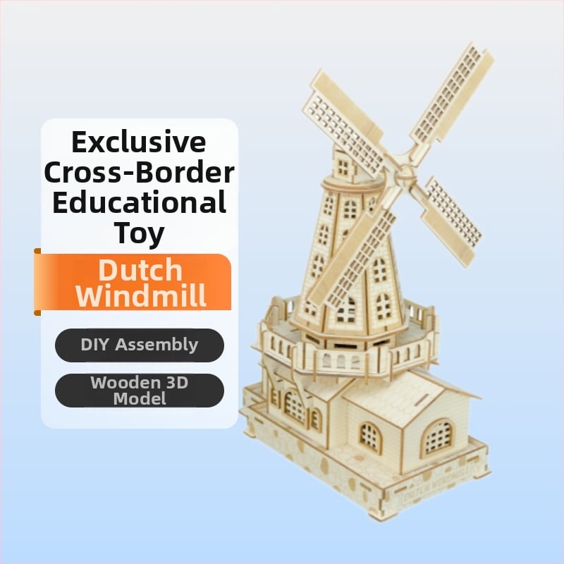 Medinė 3D dėlionė, 127 detalės, DIY paruošta logotipo pritaikymui