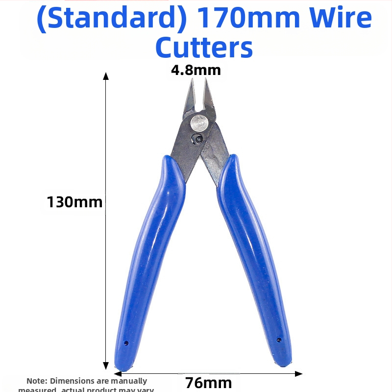 Dijagonalne kliješta za modeliranje rezanje — materijal PE + karbonska čelika, težina 0.1 kg