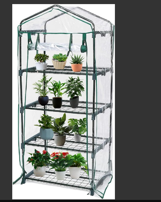 PVC gaubtas mini daržo šiltnamio užuolaidoms su trim–keturiais sluoksniais užuolaidų ir dviejų virvių sistema