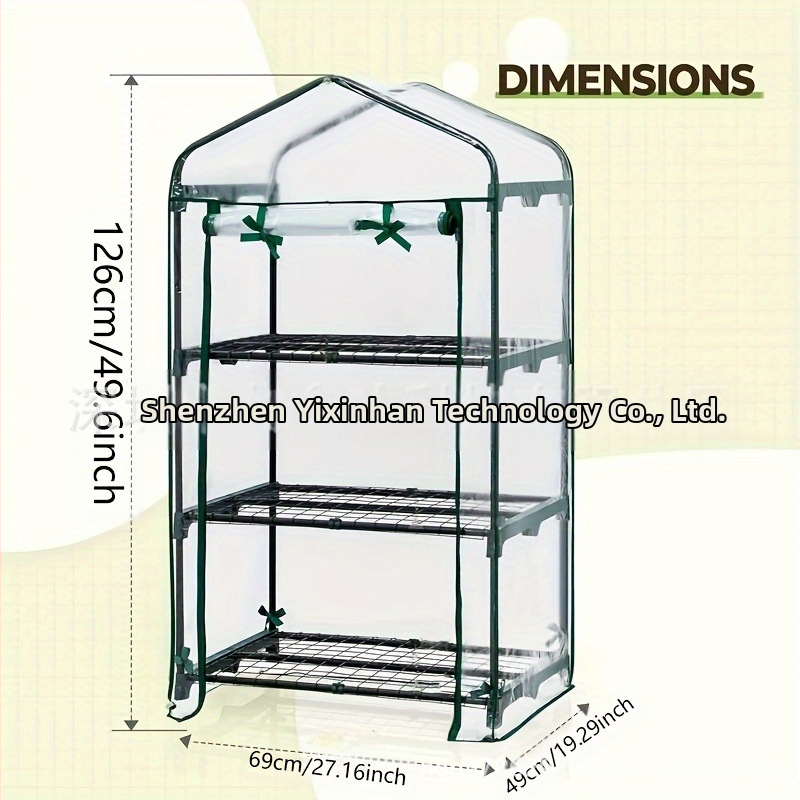 PVC gaubtas mini daržo šiltnamio užuolaidoms su trim–keturiais sluoksniais užuolaidų ir dviejų virvių sistema