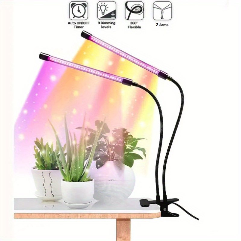 USB maitinama augalų augimo šviesa su laikmačiu ir šviesos intensyvumo reguliavimu, 84 LED, San`an lustas, 5V įvestis, IP44