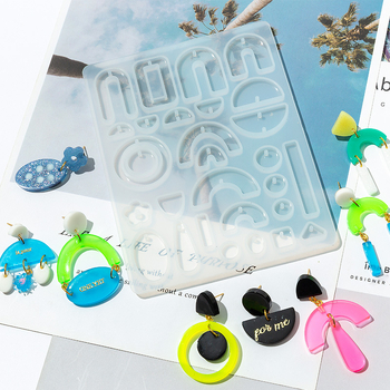 Καλούπι σιλικόνης για σκουλαρίκια – σετ με γάντζο αυτιού, σκουλαρίκι με βελόνα και σκουλαρίκι-σταγόνα; υλικό σιλικόνης; διαδικασία σταγόνας κόλλας; Καλοκαίρι 2022