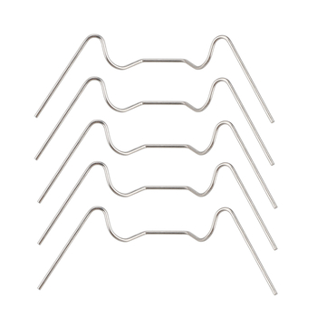 Sodo stiklo laikikliai, W ir Z formos, iš 304 nerūdijančio plieno, komplekte 30 vnt.