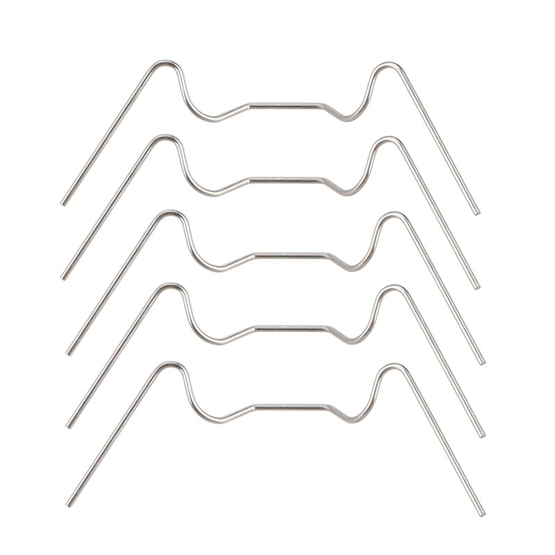 Sodo stiklo laikikliai, W ir Z formos, iš 304 nerūdijančio plieno, komplekte 30 vnt.