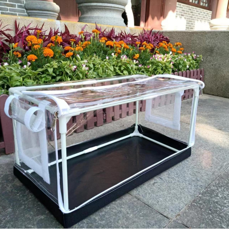 Izoliuota patalpa augalams ir gryboms - PVC konstrukcija, pluošto stiklo rėmas, Mika flower room, tinkama grybų auginimui