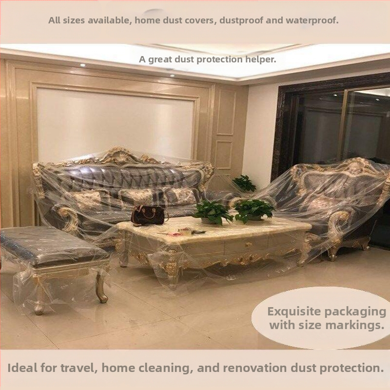 Прашозащитна покривка за мебели – за диван и легло, прост модерен стил, материал: Друг