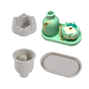 Κύκλικη φόρμα σιλικόνης για κέικ – κατάλληλη για εποξική ρητίνη, Nordic στυλ, για DIY βάζα, κουτιά αποθήκευσης και διακοσμητικά