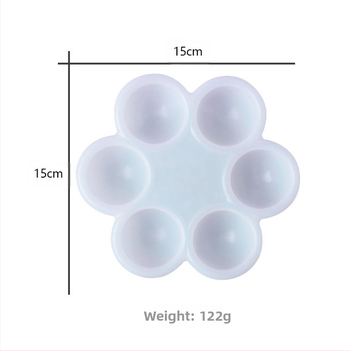 Φόρμα σιλικόνης για ακανόνιστο αυγό-σχήματος ρητίνης κοσμημάτων, DIY προβολή με καθρέφτη και κρυστάλλινο gel