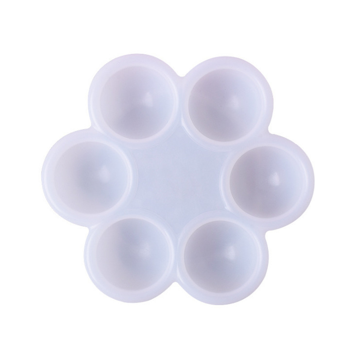 Силиконова форма за яйцевидна смолна бижутерия – DIY огледален кристален гел дисплей