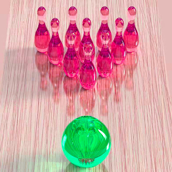 Μορφή σιλικόνης για μπάλες μπόουλινγκ - DIY ρητίνη κοσμήματα, ασύμμετρο σχήμα, σετ από 2 μπάλες, μάρκα Dance of the Butterfly