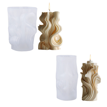 Nolaibao Φόρμα σιλικόνης για κεριά αρωματοθεραπείας – Ακανόνιστος σχηματισμός, DIY λίθος διαχυτήρας