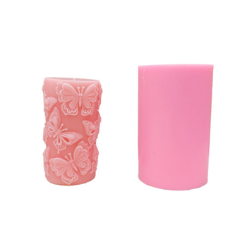 minsunbak καλούπι κεριού από σιλικόνη με πεταλούδα – στρογγυλό σχήμα, μοντέρνος και απλός σχεδιασμός