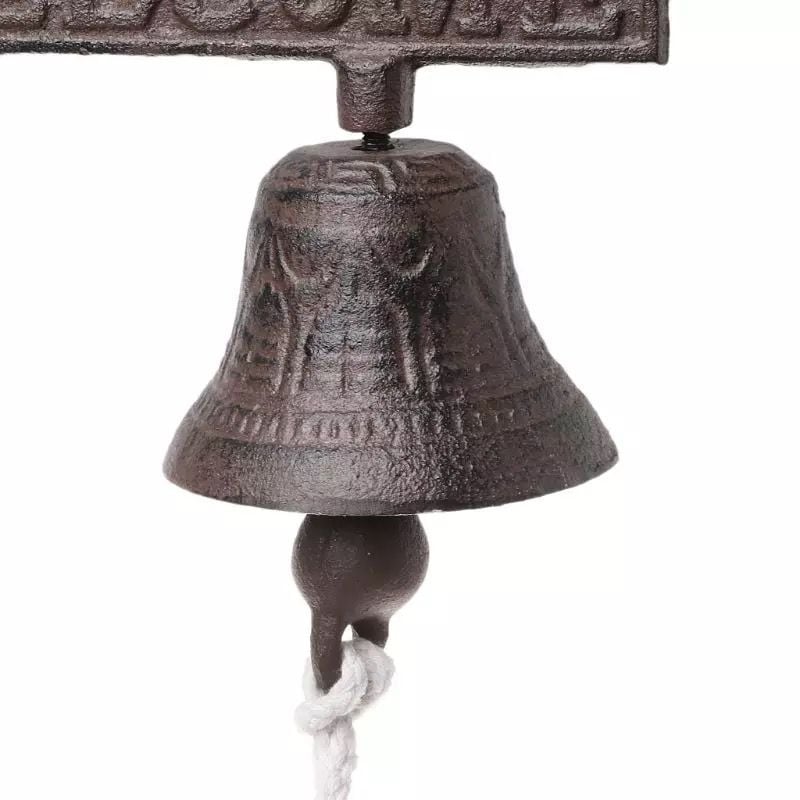 Željezni zidni zvon s trodimensionalnim motivom ptice, kineski stil, za kućnu upotrebu, COCO