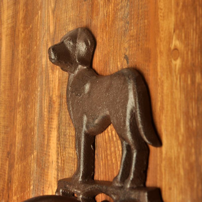 Κουδούνι τοίχου από χυτό σίδηρο με χειροκίνητη περιστροφή, διακόσμηση κήπου