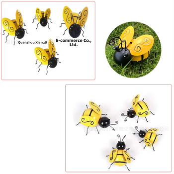 Σιδερένιο διακοσμητικό τοίχου με μέλισσα – μεταλλικό έργο τέχνης σε αγροτικό στυλ για εσωτερικούς χώρους