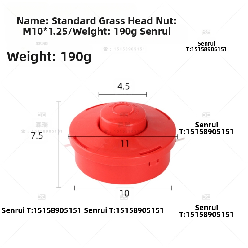 Pakeičiamos dalys vejapjovei — aliuminio pjovimo diskas ir plastikiniai komponentai sodo įrankiams