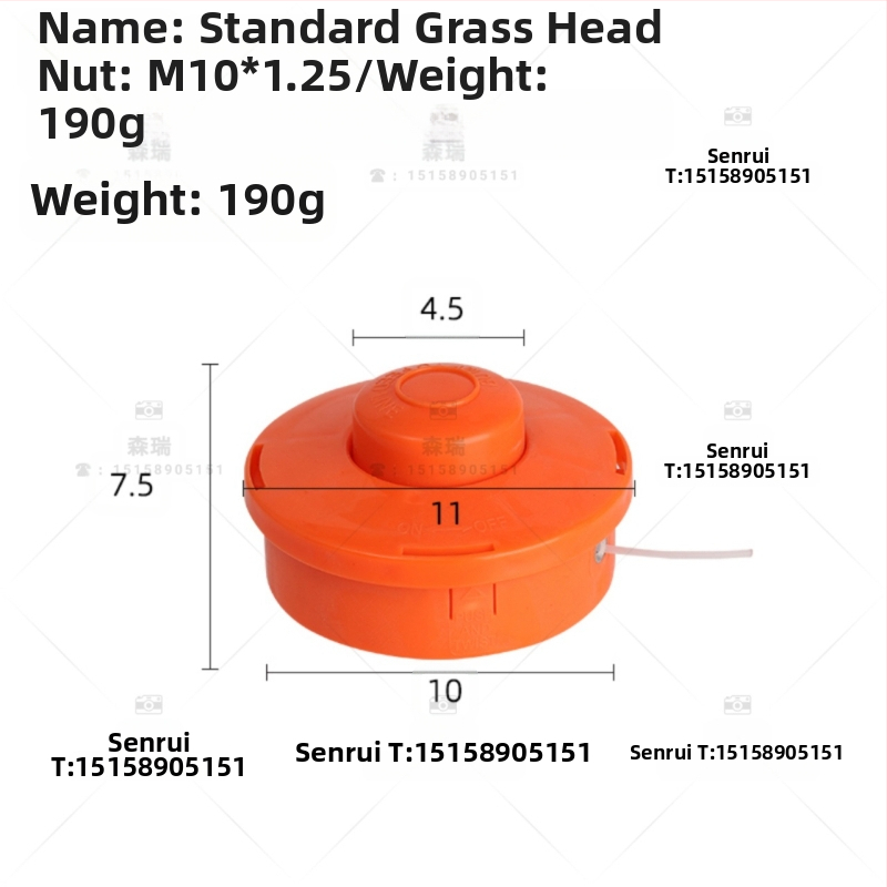 Pakeičiamos dalys vejapjovei — aliuminio pjovimo diskas ir plastikiniai komponentai sodo įrankiams