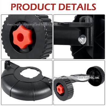 Βοηθητικός τροχός για χλοοκοπτικό, με λιθιο-ηλεκτρική κίνηση, για οικιακή χρήση, πολυλειτουργικό εξάρτημα για ζιζάνια