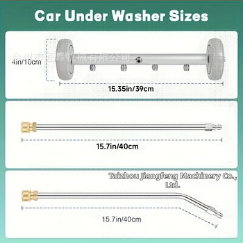 Augstspiediena virsmas tīrītājs ar 4 atverēm, 2-in-1 grīdas mazgāšanas iekārta, 4000 psi, izsmidzināšanas attālums 8, pistoles galva no nerūsējoša tērauda, rokturis no nerūsējoša tērauda