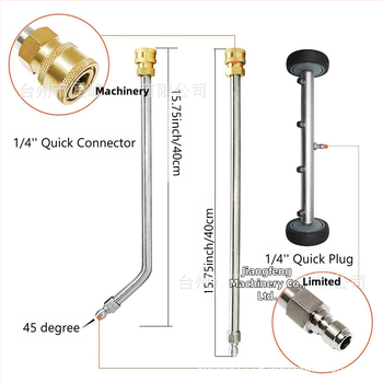 Augstspiediena virsmas tīrītājs ar 4 atverēm, 2-in-1 grīdas mazgāšanas iekārta, 4000 psi, izsmidzināšanas attālums 8, pistoles galva no nerūsējoša tērauda, rokturis no nerūsējoša tērauda