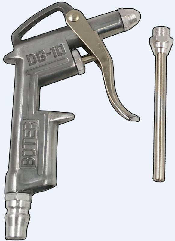 Πιστόλι εκτόξευσης σκόνης υψηλής πίεσης με παρατεταμένο σχέδιο — BOTER BT-128 για τον καθαρισμό γραμμής παραγωγής