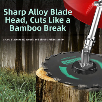 Žolės pjovimo peilis – kietas mangano plienas, universalus, apskrito skersmens pjovimo peilis mažiems medžiams ir bambukui