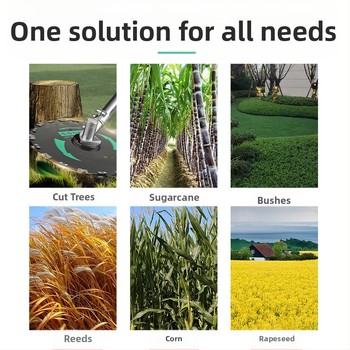 Žolės pjovimo peilis – kietas mangano plienas, universalus, apskrito skersmens pjovimo peilis mažiems medžiams ir bambukui