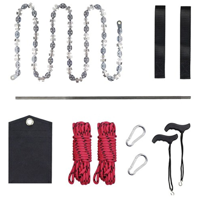 Ārējais rokas vadu zāģa komplekts dārzā augstu zari griešanai – 68x62, divvirzienu griešanas galva