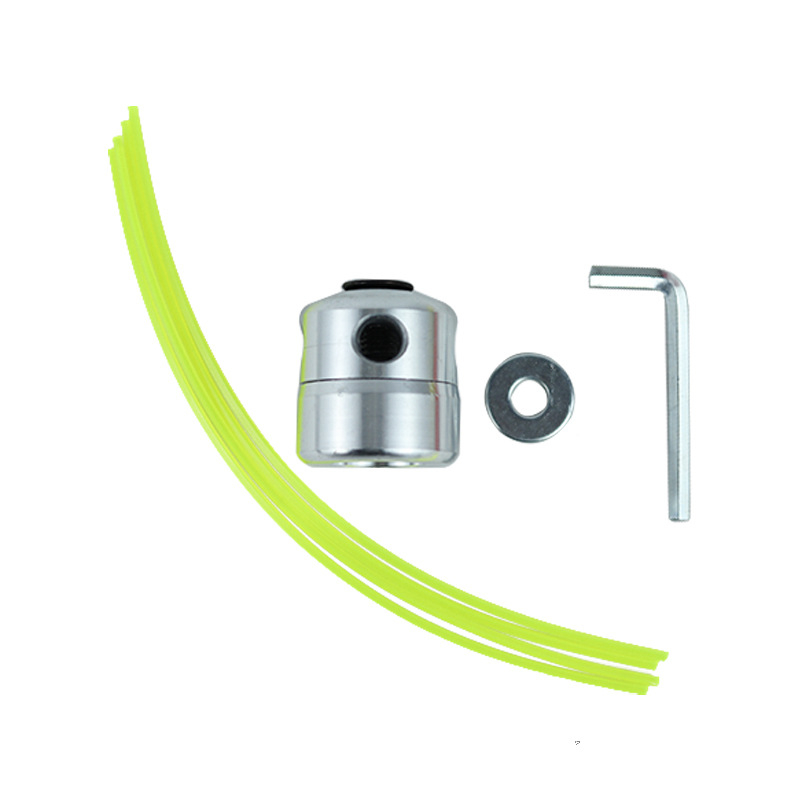 Žolės pjovimo galva – matinė aliumininė stiebelė, cilindrinis aliuminio korpusas, nepajudinamas daugiasluoksnis aliumininis cilindras, atsparus kritimui ir patvarus