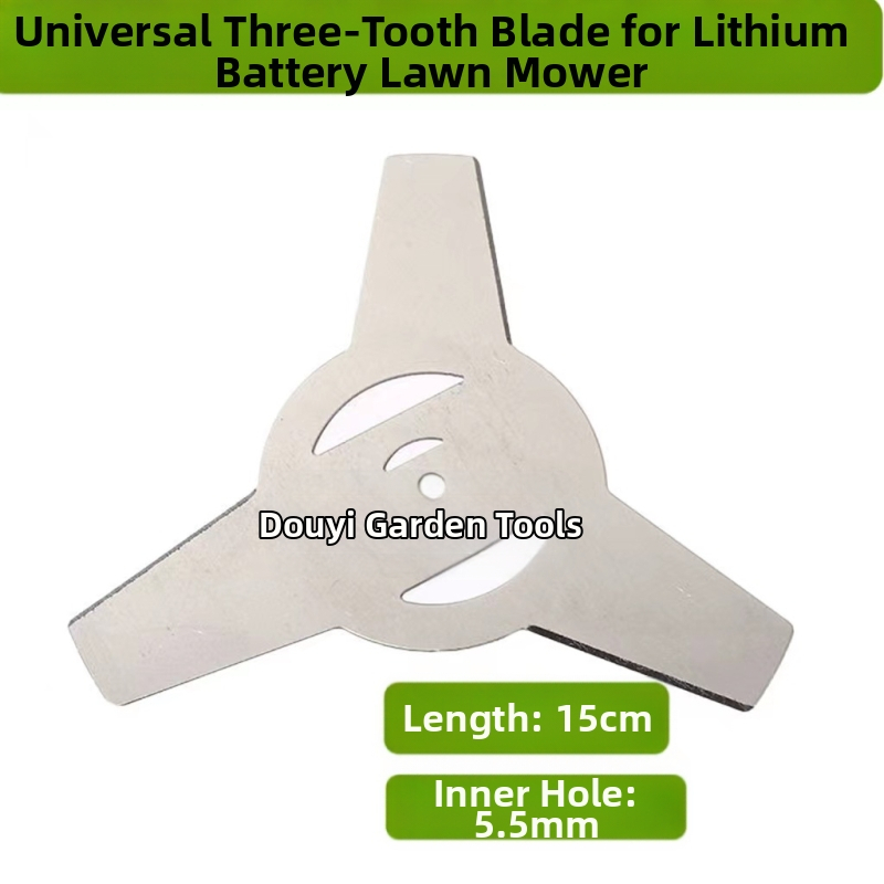 Vejos pjovimo peilis, su trim dantimis, iš mangano plieno, modelis 0000