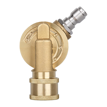 Високонапорна водоструйка за миене на автомобили с 1/4-инчово бързо свързване, 360° въртящ се конектор и удължителна пръчка