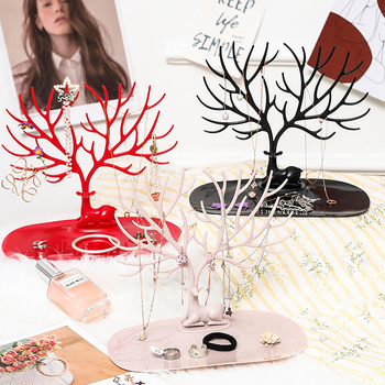 Ράφι επίδειξης κοσμημάτων για τραπέζι, πολυχρηστικός, PP υλικό, μοτίβο μονόχρωμο, μοντέρνο μινιμαλιστικό στυλ